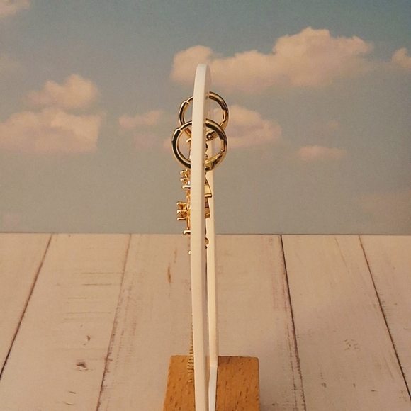 Pretty Bird Golden Hour Drop Earrings – Champagne Sparkle & Luxe Flow - Picture 5 of 11